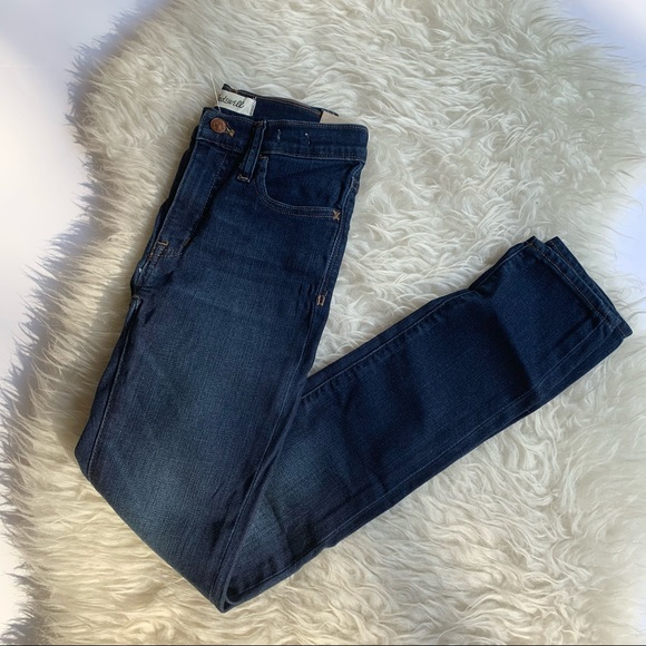 MADEWELL Magic Pocket 9" Mid-Rise Skinny Jeans Campton Wash size 24 NEW - Picture 4 of 14